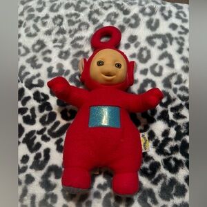 Vintage Red Teletubbies Plush Talking Doll